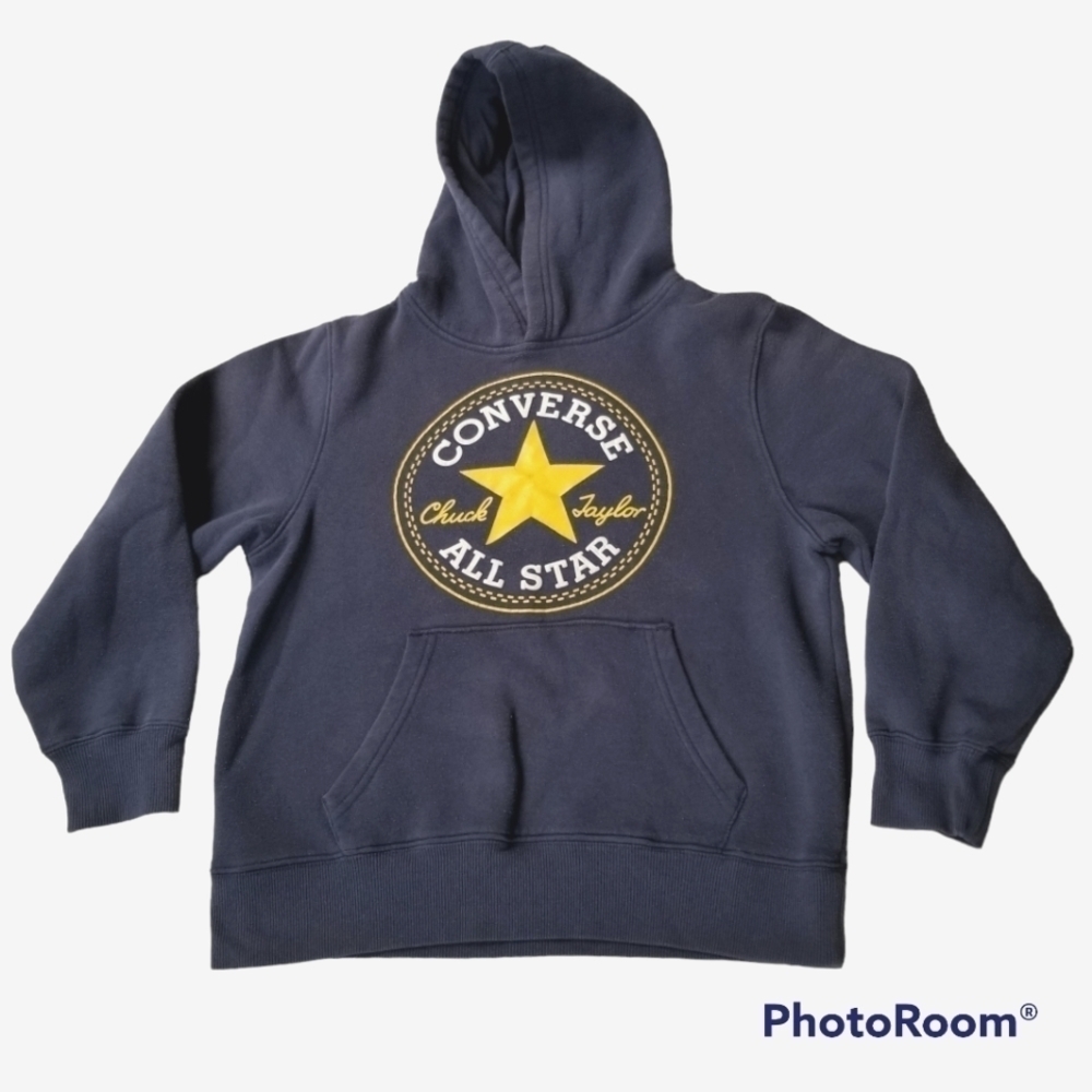 Converse All Star Chuck Taylor sz M Blue Hoodie